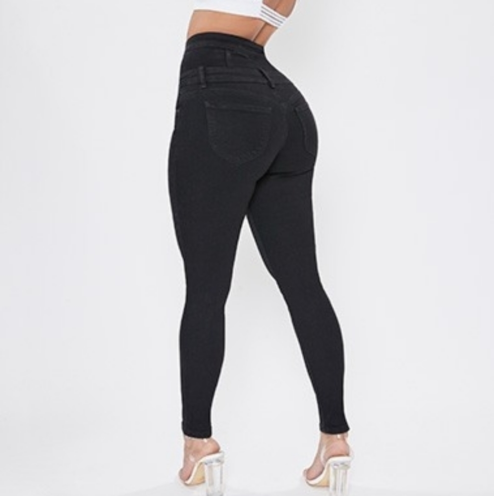 JUNIOR SECRETS SUPER HIGH-RISE DENIM SKINNY JEAN